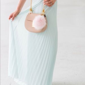 Club Monaco Mint Pleated Skirt